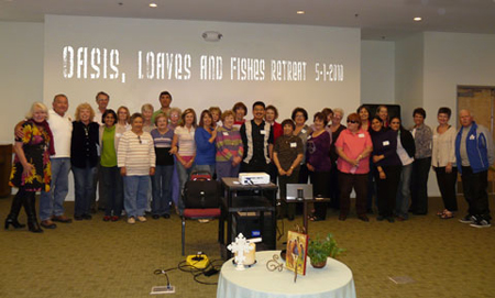 "OASIS and Loaves & Fishes Volunteers Retreat" (Catholic Charities)